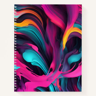 Carnet abstrait arrière - plan coloré