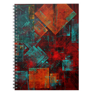 Carnet Abstrait Cool coloré moderne Motif artistique