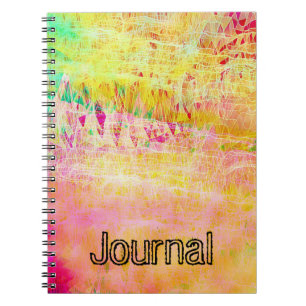 Carnet Abstrait du Journal de Peinture Lumière