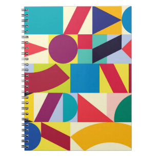 Carnet Abstrait géométrique : Vintage Motif sans fil.