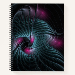 Carnet Abstrait Imaginaire coloré fractal