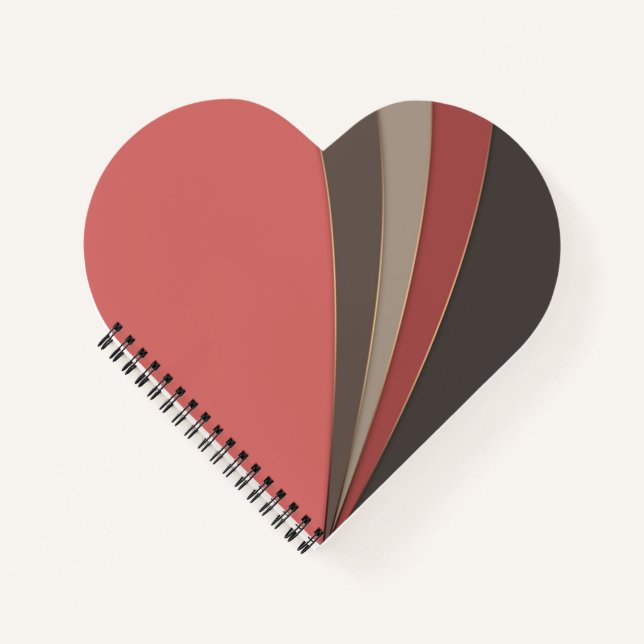 Carnet Abstrait imprimé simple géométrique moderne (Devant)