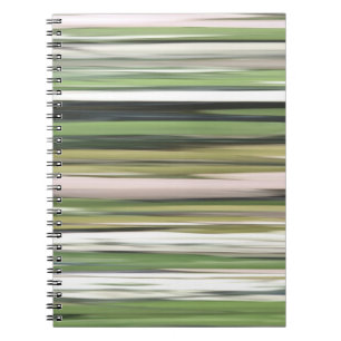 Carnet Abstrait n° 2 : Flou vert olive