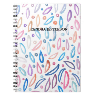 Carnet abstrait peint