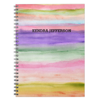 Carnet abstrait peint