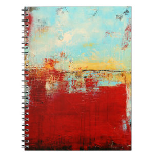 Carnet Abstrait rouge de l'Alaska