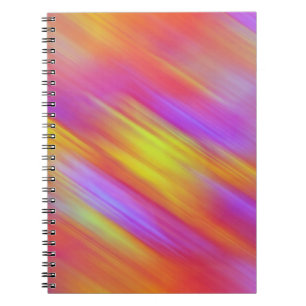 Carnet Abstrait rouge rose rose rose rose vif néon