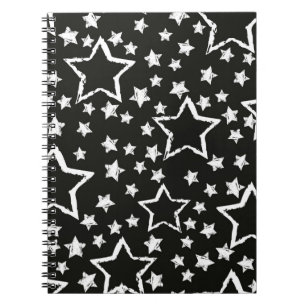 Carnet abstrait sans couture étoiles motif. Grunge urbain