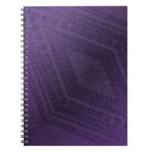 Carnet Acceptation Motif Boho violet écectique