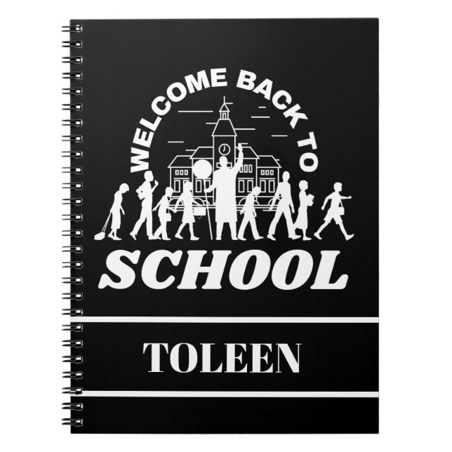Carnet Accueil Personnalisé Retour À L'École (Devant)