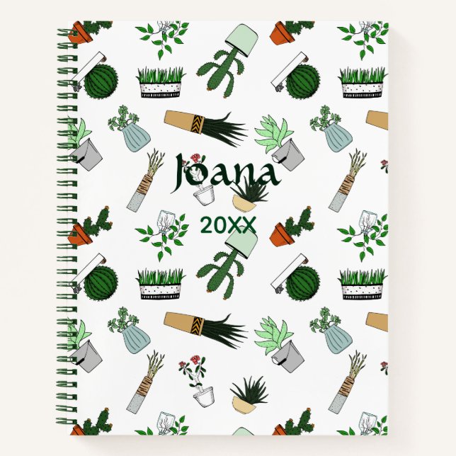 Carnet Accueil Pots Plante Doodart (Devant)