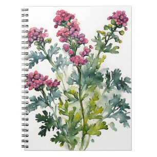 Carnet Achillée - Fleurs à l'aquarelle
