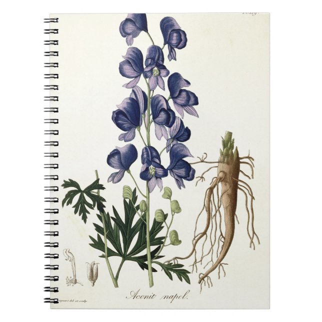 Carnet Aconitum Napellus de "Phytographie Medicale" par (Devant)