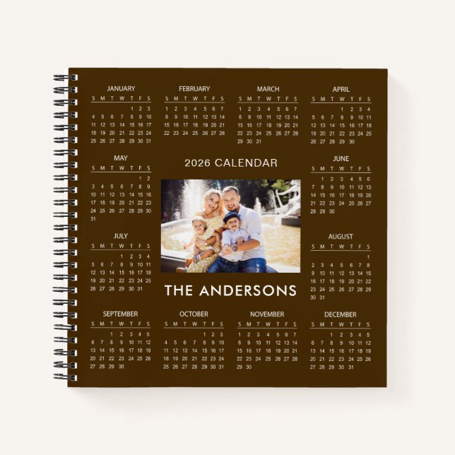 Carnet Add Your Own Family Photo 2026 Calendar |  (Devant)
