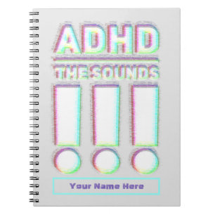 Carnet ADHD les sons! ! Couleurs pastel