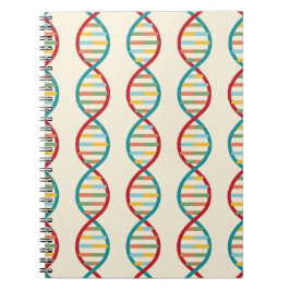 Carnet ​ ADN ​ Mid Century Moderne Biologie STEM Crème à 