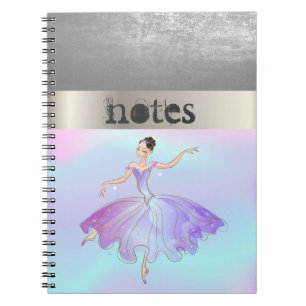Carnet Adorable Ballerine Style Holographique