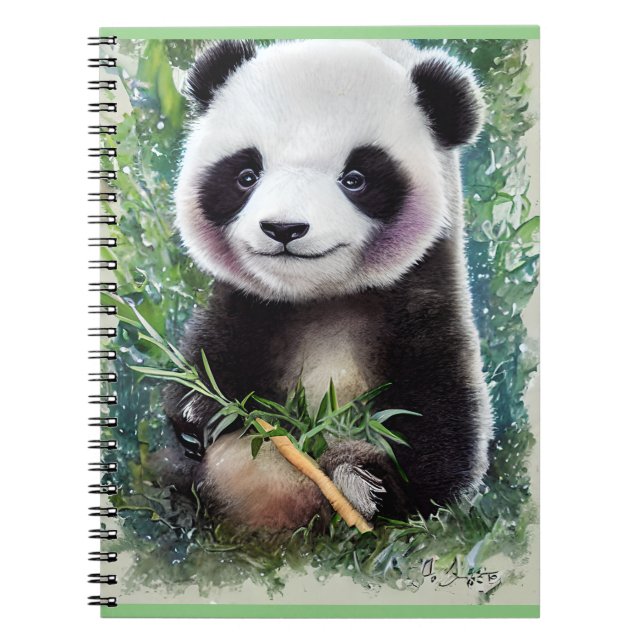 Carnet Adorable Panda (Devant)
