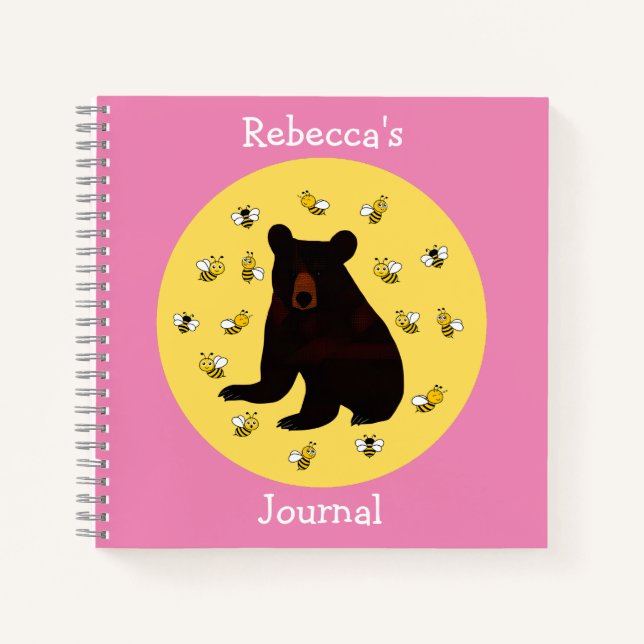 Carnet Adorable Petit Miel Ours (Devant)
