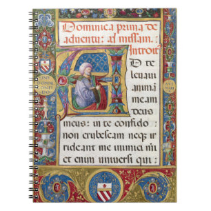 Carnet Advent Liturgie de Noël Manuscrit médiéval