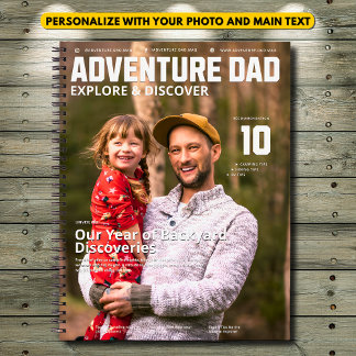 Carnet Adventure Dad Magazine Cover - Add Your Headline