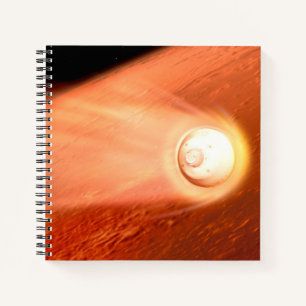 Carnet Aérocoque Avec Perpersévérance Rover Descente Vers