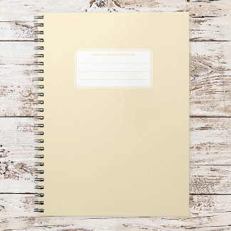 Carnet Aesthetic Soft Pastel Solid Color Composition