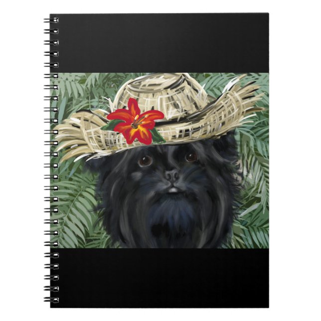 Carnet Affenpinscher Hawaii (Devant)