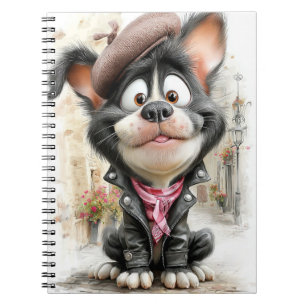 Carnet Affiche Chiot Rebelle Mignon