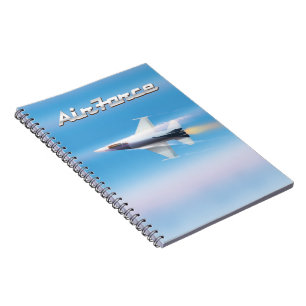 Carnet Affiche de jet de l'armée de l'air