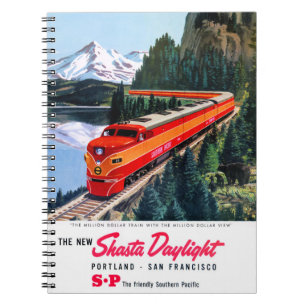 Carnet Affiche de Portland San Francisco de lumière du