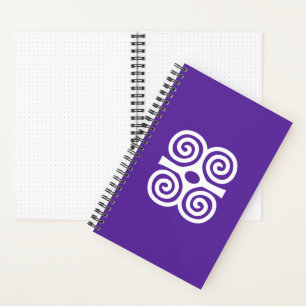 Carnet africain Adinkra