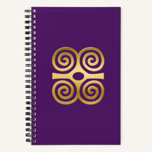 Carnet africain Adinkra