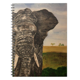 Carnet africain de peinture à l'éléphant