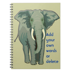 Carnet Africain Des Éléphants (Voir Les Instructio