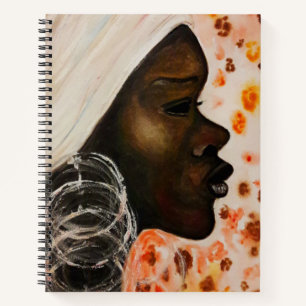 Carnet Africain jolie femme