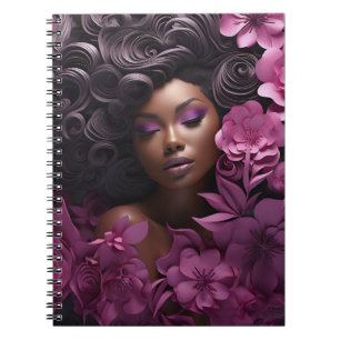 Carnet African American Black Queen Melanin Sista Shopp
