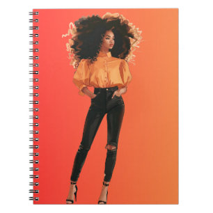 Carnet African American Black Queen Melanin Sista Shopp
