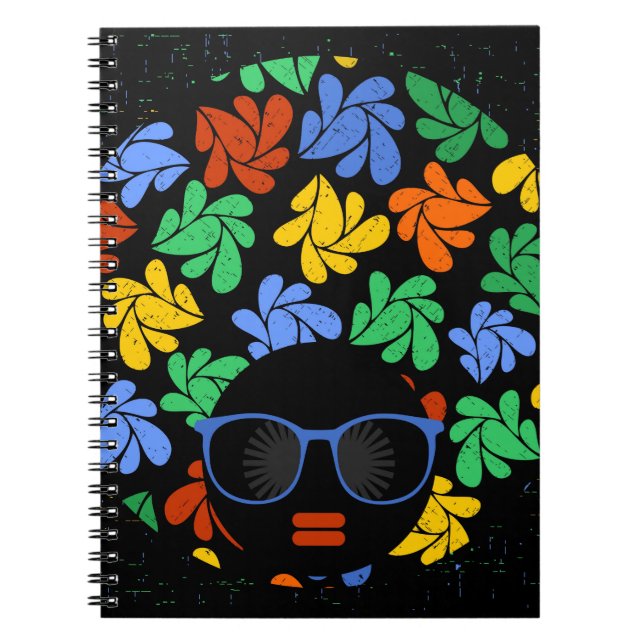 Carnet Afro Love coloré (Devant)