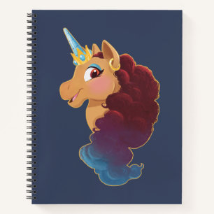 Carnet Afro Unicorn Divine la licorne