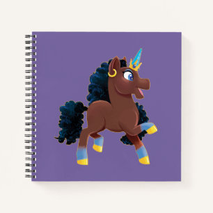 Carnet Afro Unicorn La magie