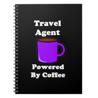 Carnet "Agent de voyage" actionné par le café