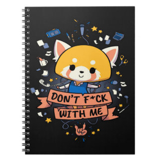 Carnet Aggretsuko Panda rouge mignonne | Cute Panda Lover