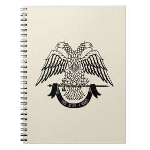 Carnet Aigle à deux têtes comme symbole maçonnique