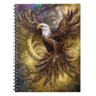 Carnet Aigle de charme à vapeur Whimsical