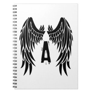 Carnet Aile Monogramme Tattoo Angel