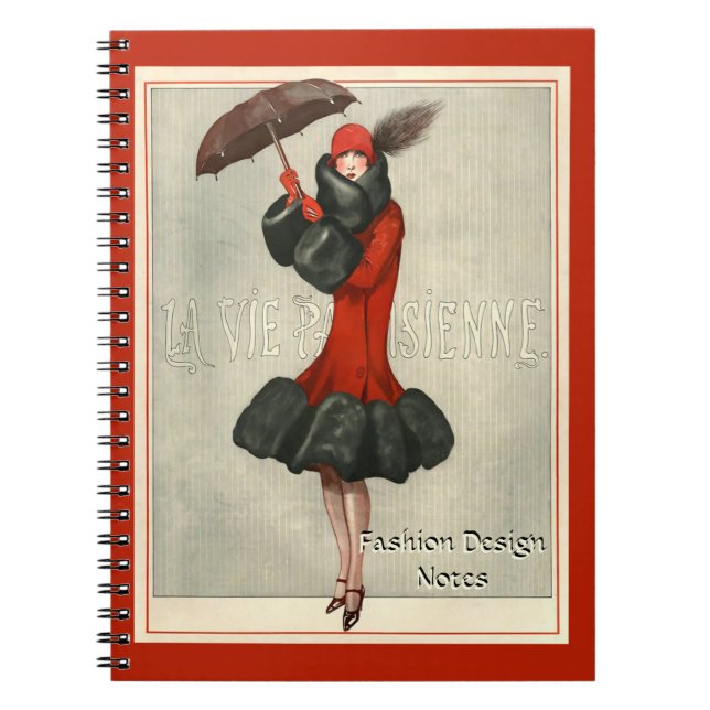 Carnet Aileron des années 20 d'ArtDeco/carnet (Devant)