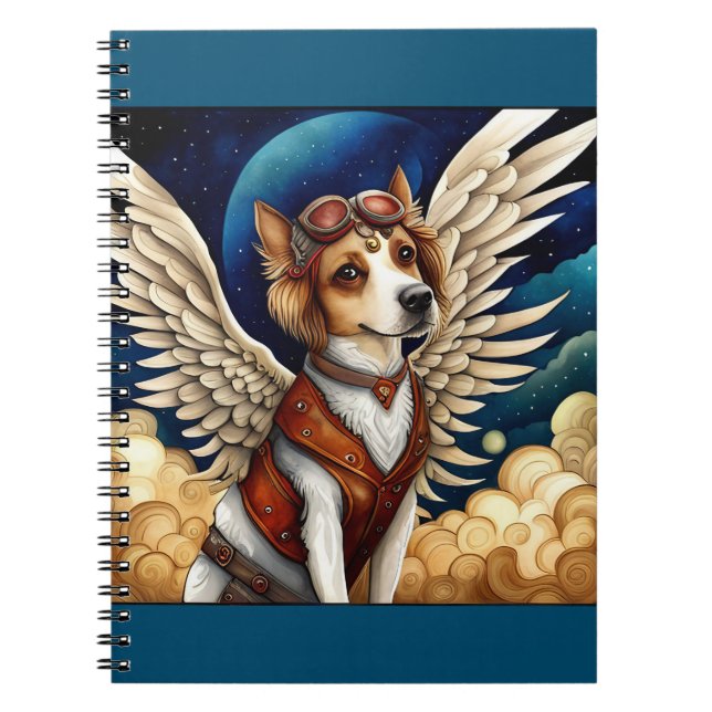Carnet Ailes de chien steampunk (Devant)