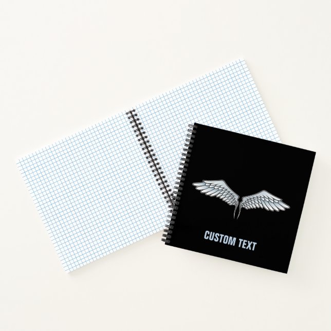 Carnet Ailes gris-bleu (Intérieur)