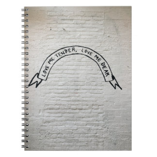 Carnet Aimez-moi tendre amour mes chers citations murales